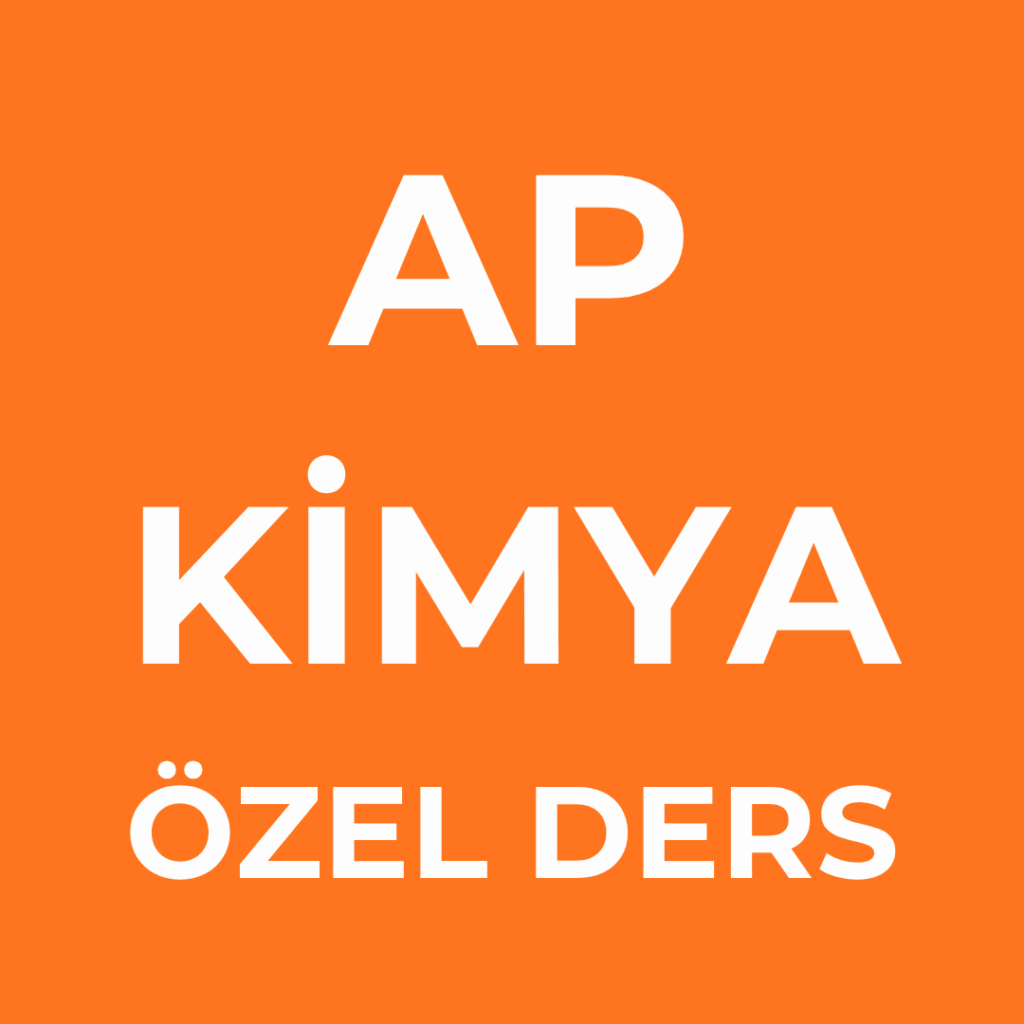 AP Kimya Özel Ders