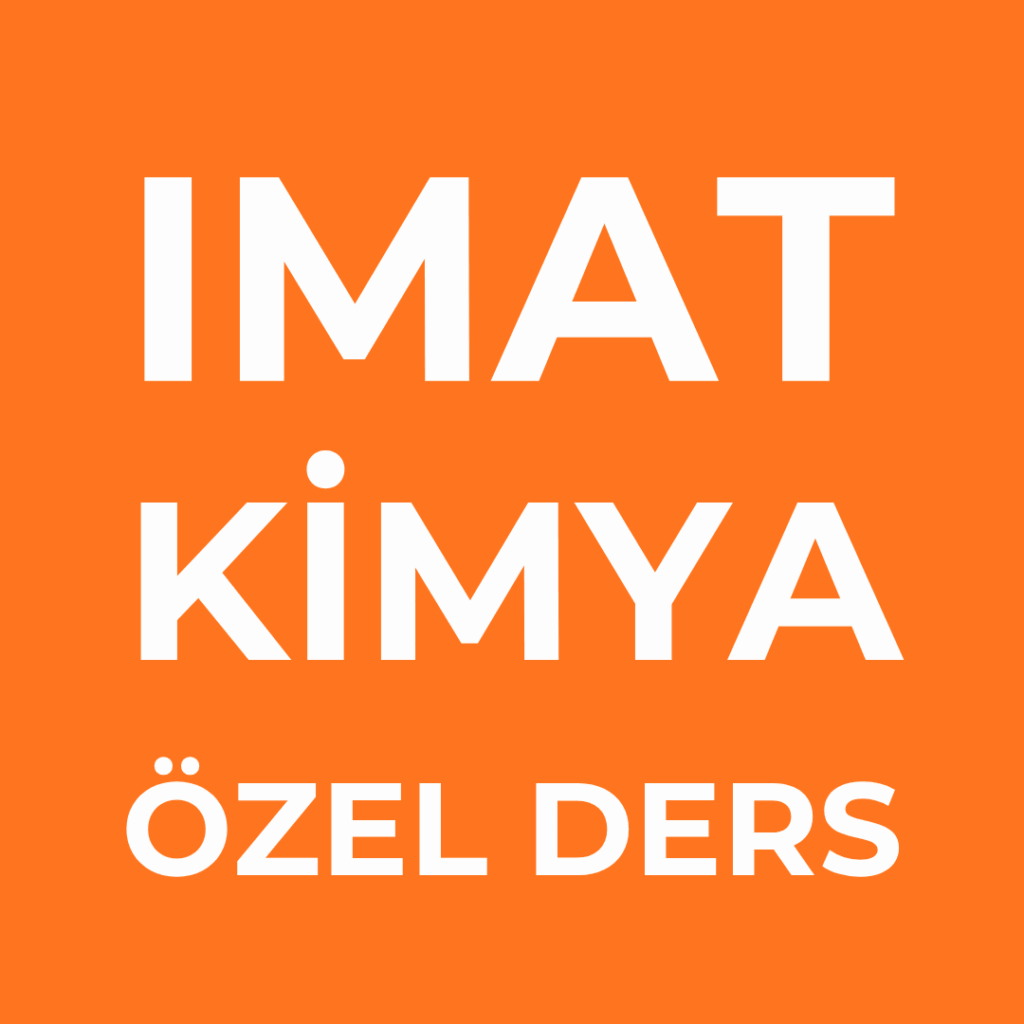 IMAT Kimya Özel Ders